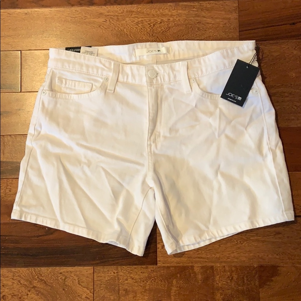 JOE’S white jean shorts